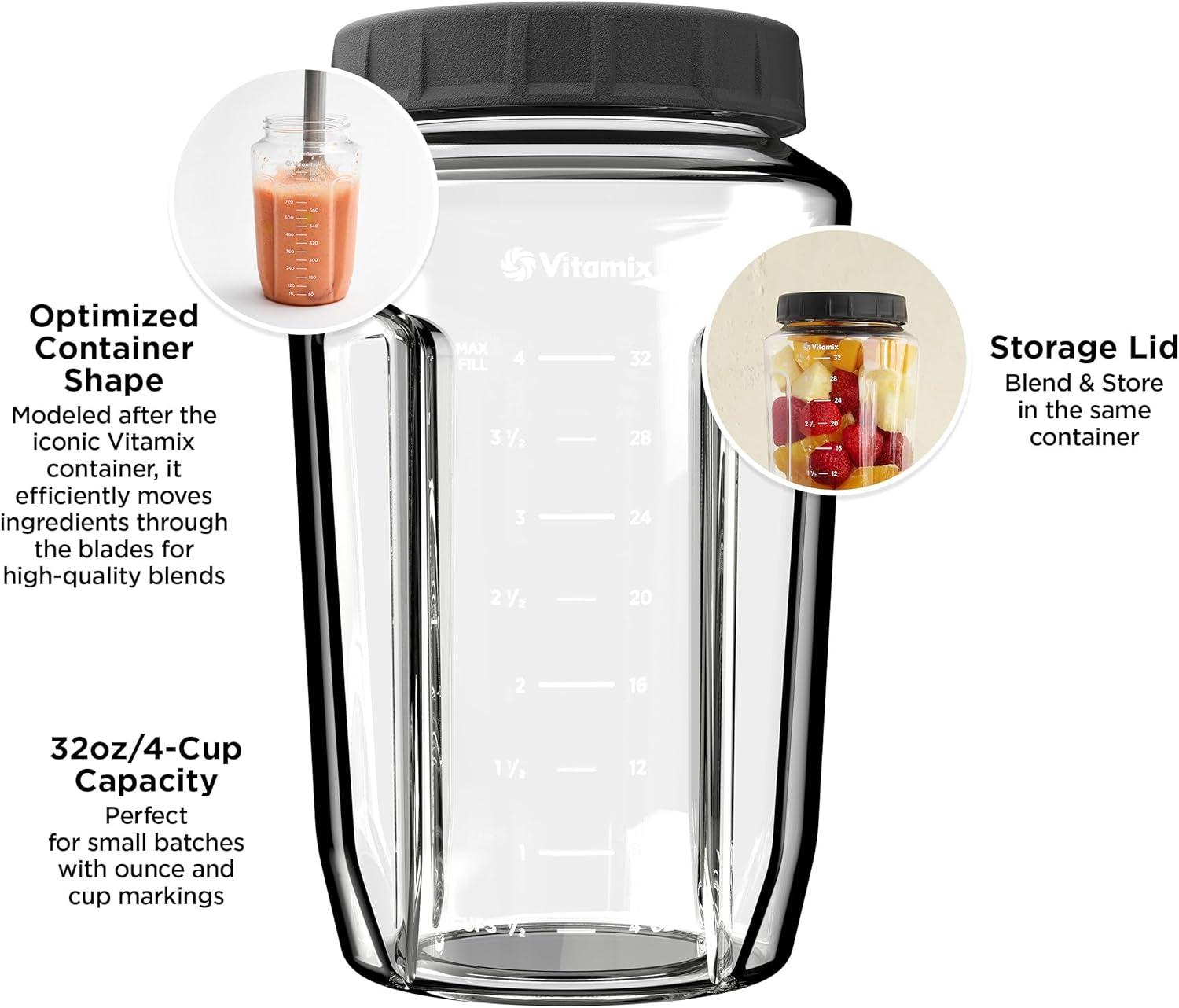 imageVitamix 5Speed Immersion Blender 5Piece Bundle 625Watt Motor OneHanded Operation 5 ft cord includes MiniChopper Blending Jar Whisk Attachment ampamp Storage Case Stainless SteelBlack