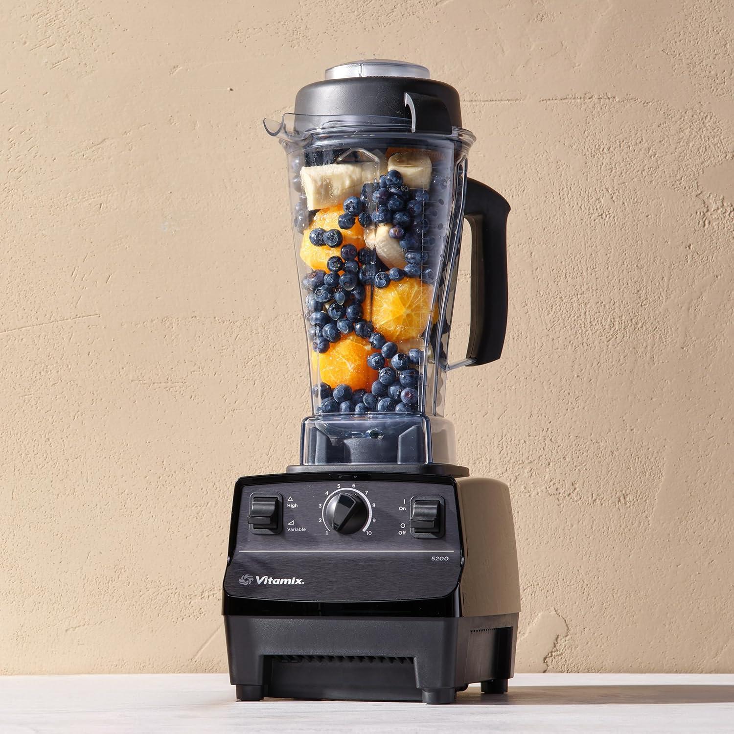 imageVitamix 5200 Blender ProfessionalGrade Blender for Smoothies Soups Ice Cream and More StainlessSteel Blades SelfCleaning Kitchen Appliance 64 Oz Container BlackBlack
