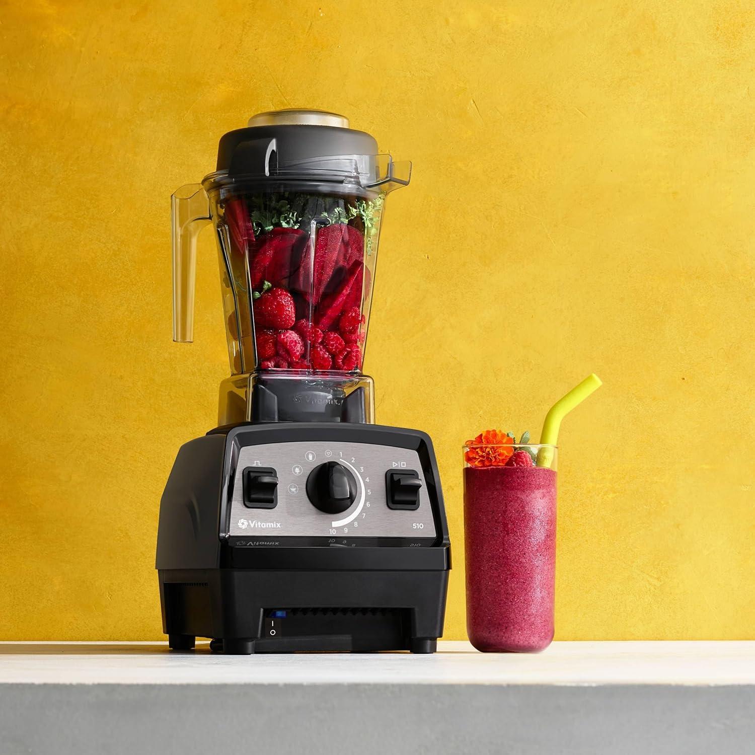 imageVitamix Propel 510 Blender with Simply Smoothies Cookbook 3 Preset Blending Programs ProfessionalGrade 48oz Container SlateBlack