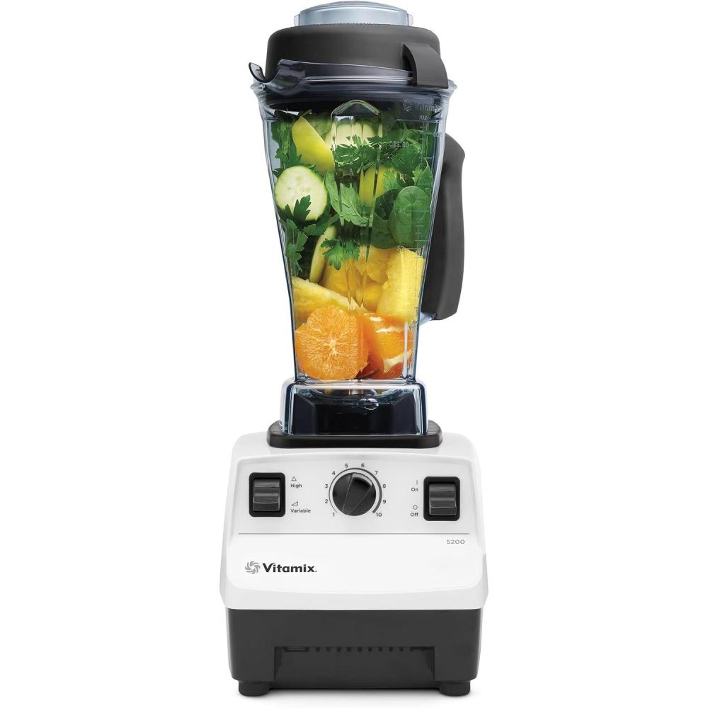 imageVitamix 5200 Blender ProfessionalGrade Blender for Smoothies Soups Ice Cream and More StainlessSteel Blades SelfCleaning Kitchen Appliance 64 Oz Container BlackWhite