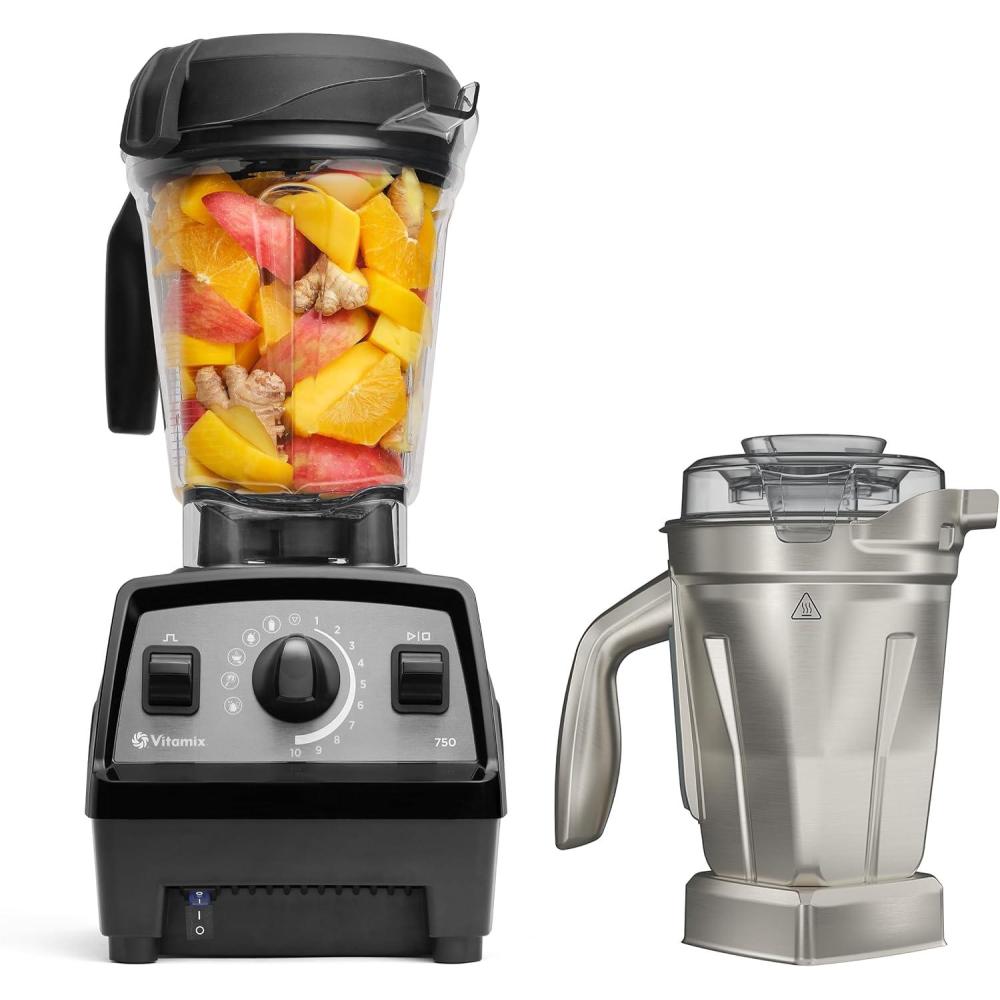 imageVitamix Propel Series 750 Blender  Stainless Steel Container Four Blending Programs SelfCleaning Program ProfessionalGrade Blender for Smoothies Soups and More StainlessSteel Blades Black
