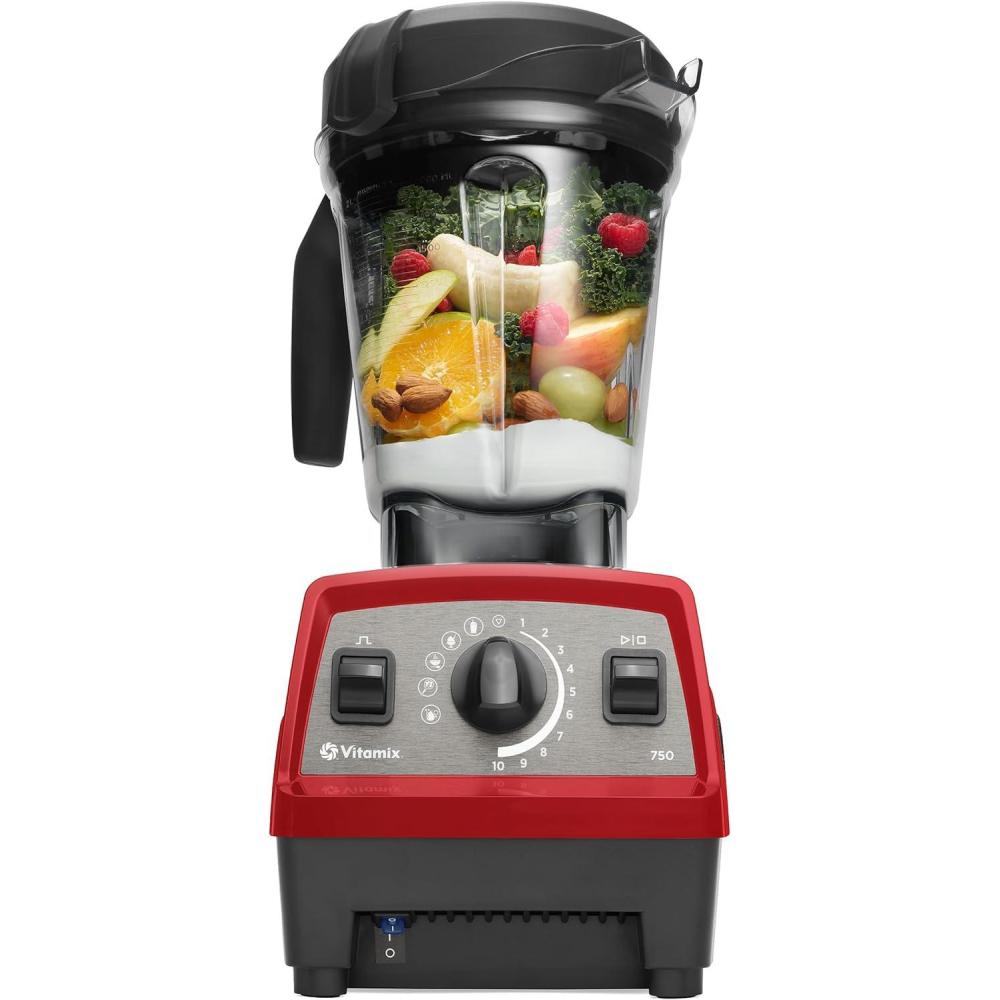 imageVitamix Propel Series 750 Blender with Four Blending Programs SelfCleaning Program ProfessionalGrade Blender for Smoothies Soups and More StainlessSteel Blades 64 Oz Container SlateRed