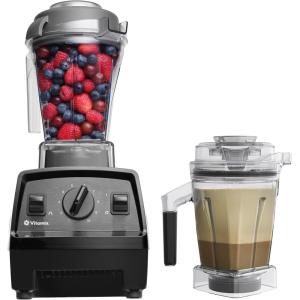 Vitamix Explorian Series E310 Blender + Aer Disc Container Bundle, Professional-Grade, 48-ounce Container, Variable Speed Control, Black