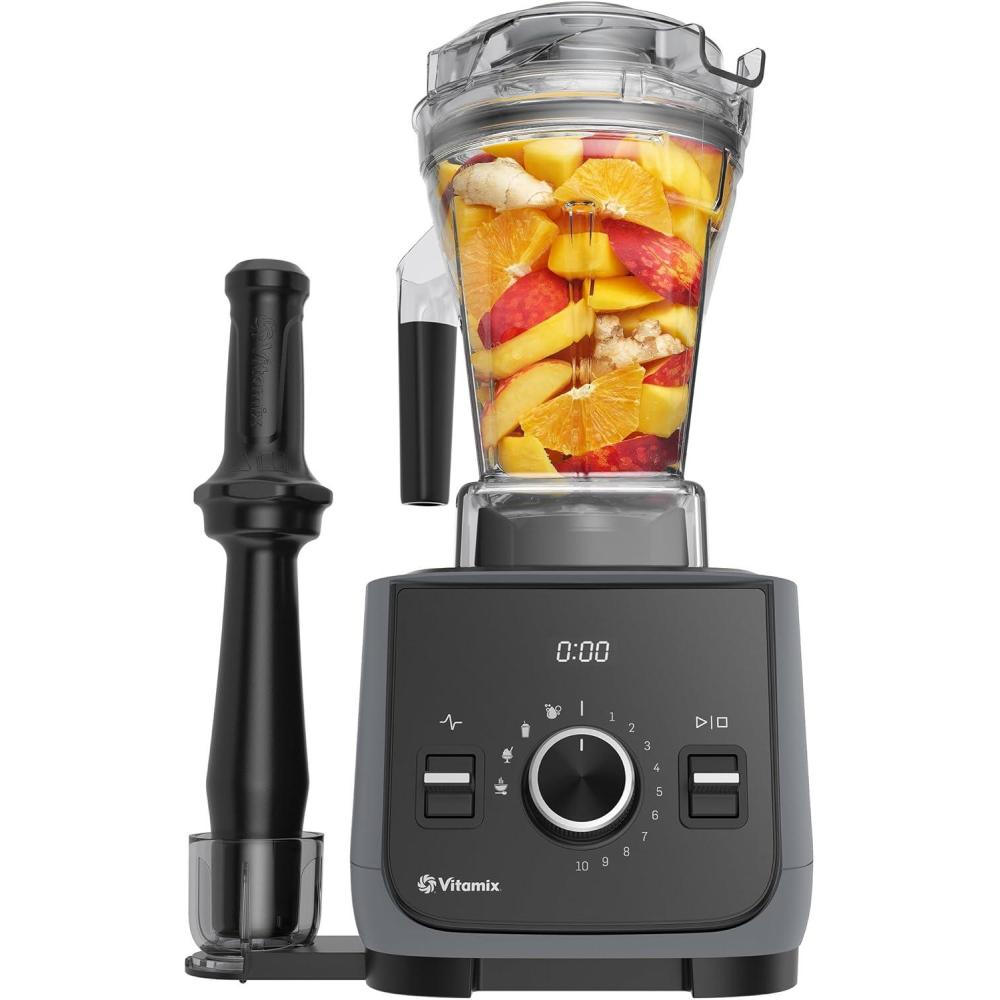 imageVitamix Ascent X2 Blender with Three Blending Programs SelfCleaning Program ProfessionalGrade Blender for Smoothies Soups and More StainlessSteel Blades 48 Oz Container Midnight BlueNano Gray