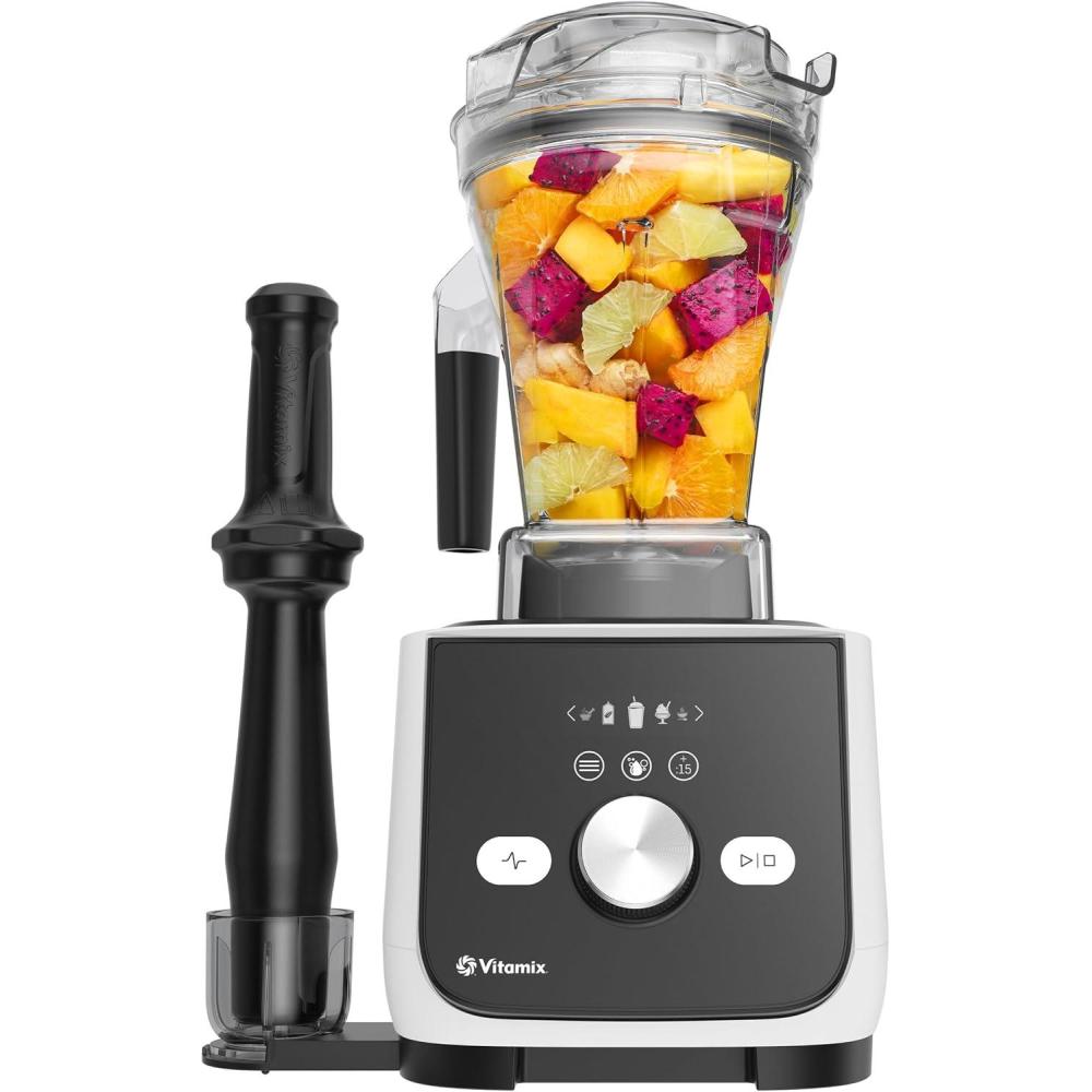 imageVitamix Ascent X5 Blender with 10 Blending Programs SelfCleaning Program ProfessionalGrade Blender for Smoothies Soups and More StainlessSteel Blades 48 Oz Container Brushed StainlessPolar White