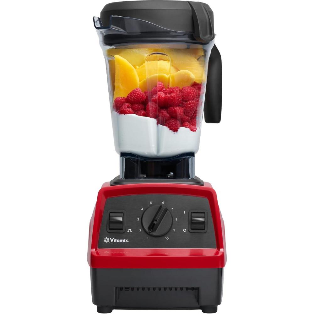 imageVitamix Explorian Blender ProfessionalGrade 64 oz LowProfile Container Black 65542 Renewed PremiumRed