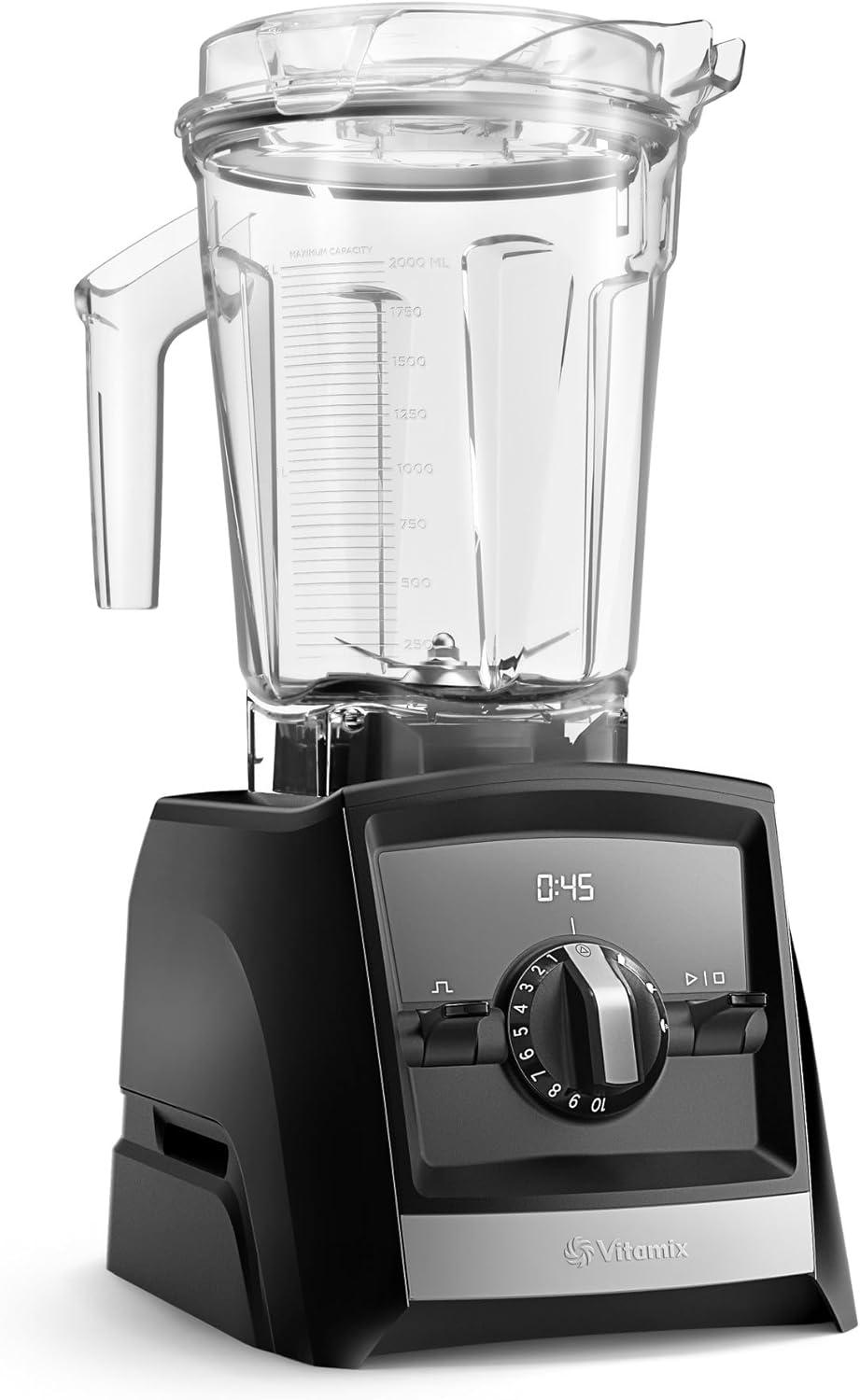 image:imageVitamix A2500 Ascent Series Smart Blender ProfessionalGrade 64 oz LowProfile Container WhiteBlack