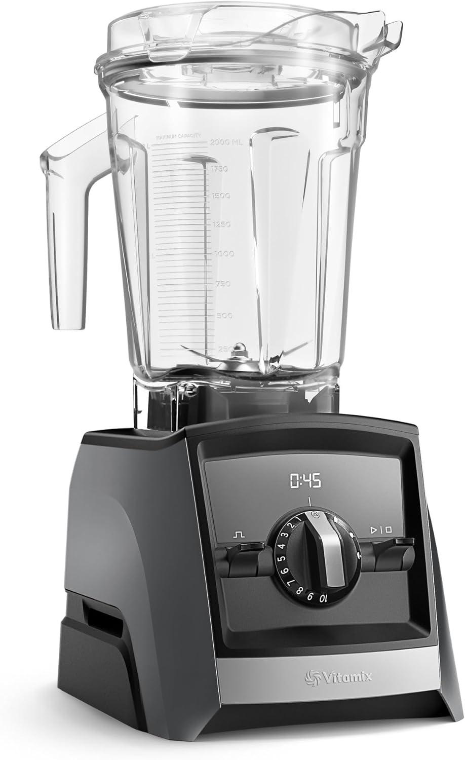 image:imageVitamix A2500 Ascent Series Smart Blender ProfessionalGrade 64 oz LowProfile Container WhiteSlate